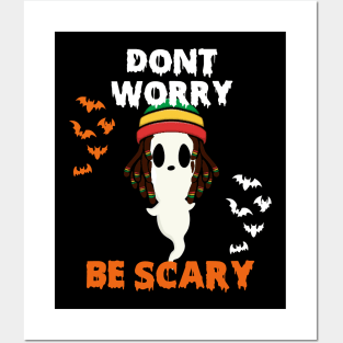 Funny Ghost Halloween Reggae costume Gift Posters and Art